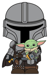 The Mandalorian 3D Foam Magnet The Mandalorian and Grogu