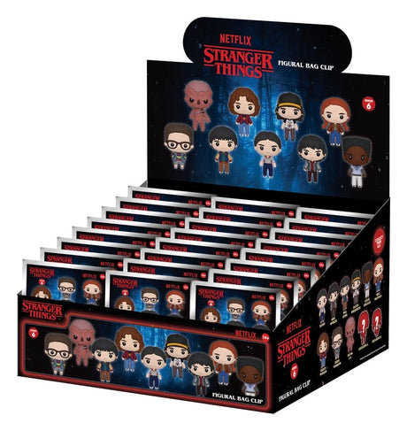 Stranger Things 5 3D PVC Bag Clips Series 6 Blind Bag Display (24)