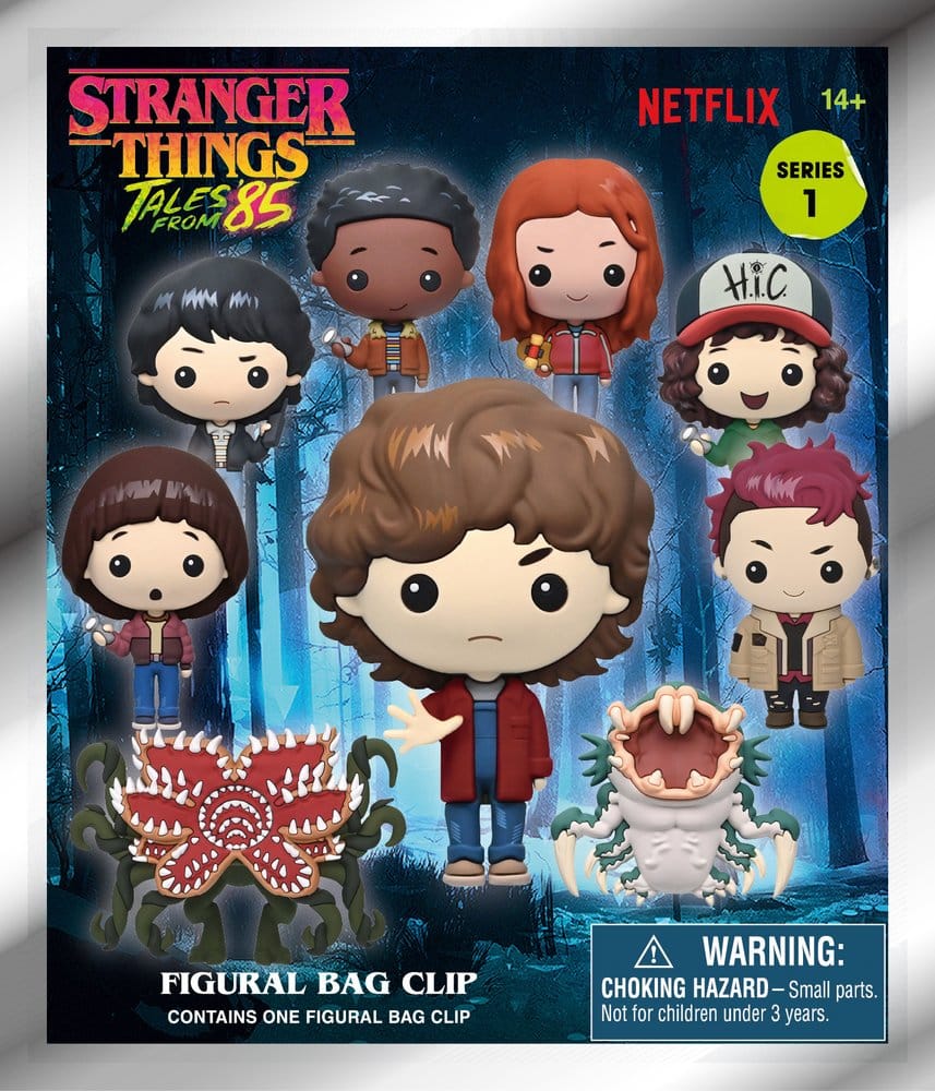 Stranger Things Tales of '85 3D PVC Bag Clips Series 1 Display (24)