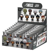 Six Siege 3D PVC Bag Clips Series 1 Display (24)