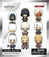 Assassin's Creed 3D PVC Bag Clips Series 1 Display (24)