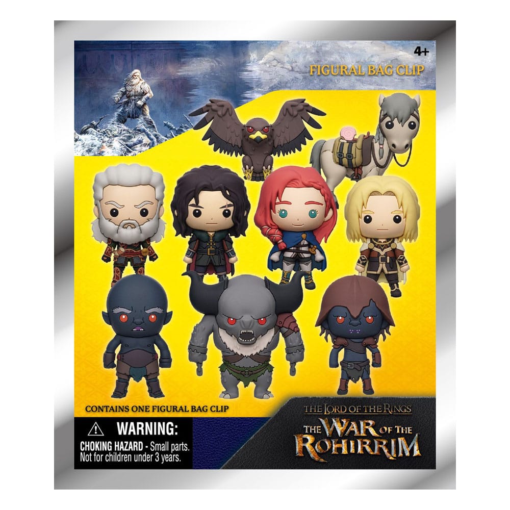 The Lord of the Rings War of Rohirrim 3D PVC Bag Clips