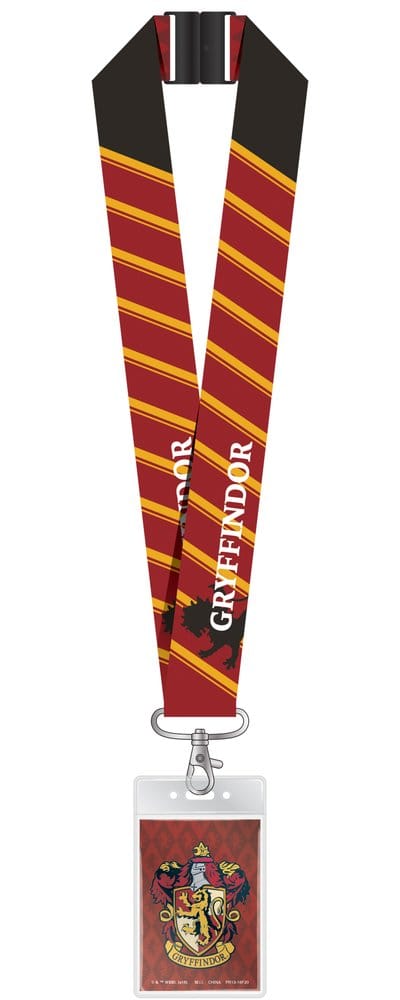 Harry Potter Deluxe Lanyard with Card Holder Gryffindor