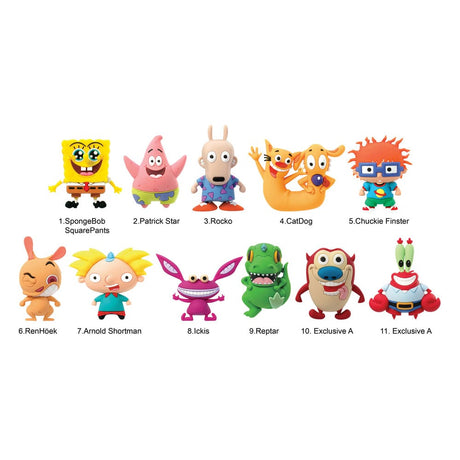Nickelodeon Classics 3D PVC Bag Clips Series 1