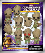 Marvel Groot 3D PVC Bag Clips Series 1 Blind Bag Display (24)