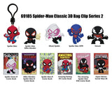 Spider-Man Classic 3D PVC Bag Clips Series 2 Display (24)