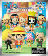 One Piece 3D PVC Bag Clips Serie 1 Display (24)