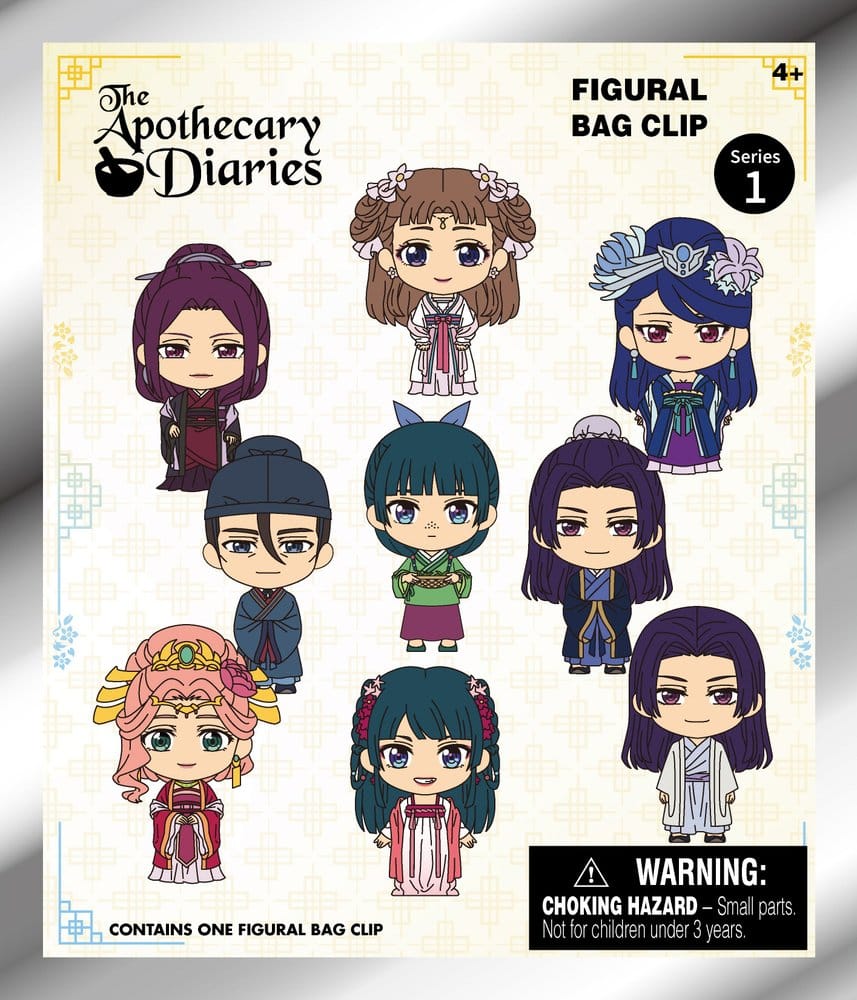 Apothecary Diaries 3D PVC Bag Clips Series 1 Display (24)
