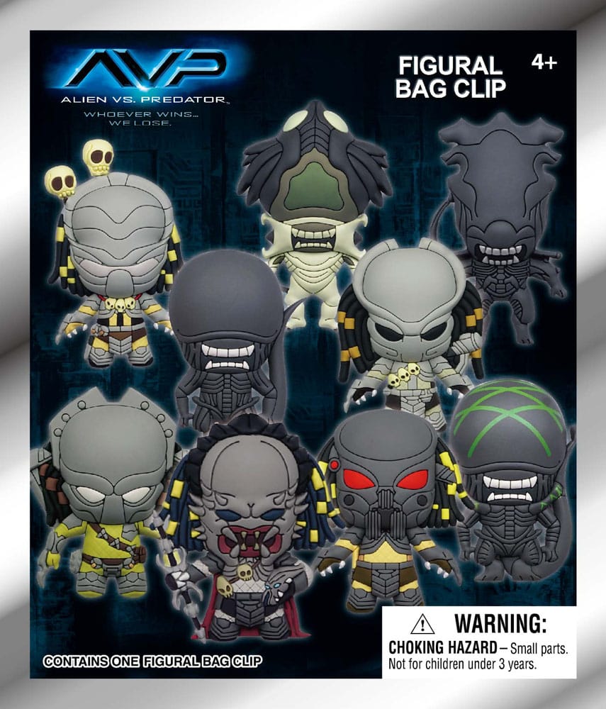 Alien vs. Predator 3D PVC Bag Clip
