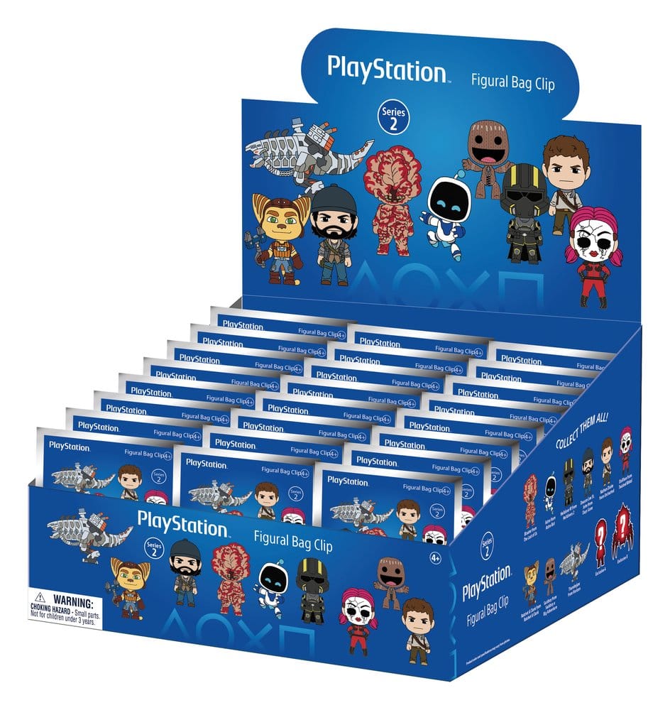 Sony PlayStation 3D PVC Bag Clips Series 2 Display (24)