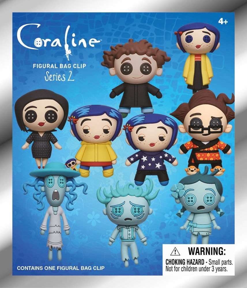 Coraline 3D PVC Bag Clips Series 2 Display (24)