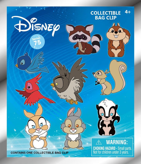 Disney 3D PVC Bag Clips Woodland Characters Series 76 Display (24)