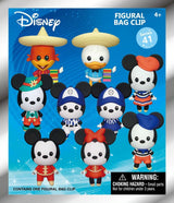 Mickey & Minnie Around the World 3D PVC Bag Clips Series 1 Blind Bag Display (24)