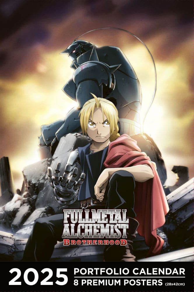 Fullmetal Alchemist 2025 Portfolio Calendar