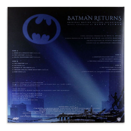 DC Comics Original Motion Picture Soundtrack by Danny Elfman Batman Returns Vinyl 2xLP