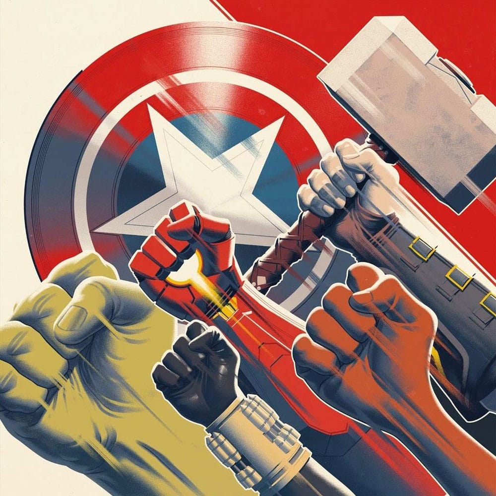 Avengers Original Video Game Soundtrack LP Vinyl Black