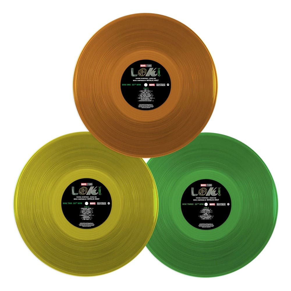 Marvel Loki Season 1 Original Television Soundtrack by Natalie Holt Vinyl 3xLP