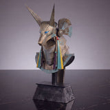 Stargate Desktop Replica Helmet Replica Jackal Guard Helmet Anubis 15 cm