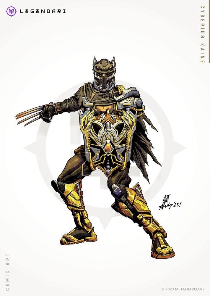 Legendari Cyberius Kaine 18 cm 1/10 Action Figure