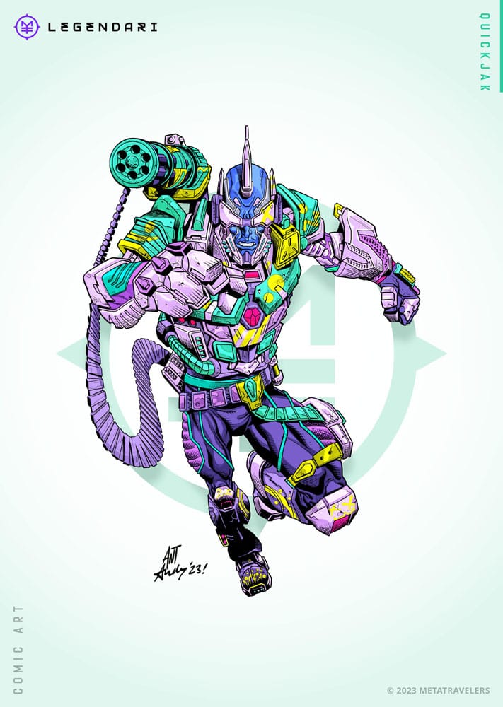 Legendari Quik Jak 18 cm 1/10 Action Figure