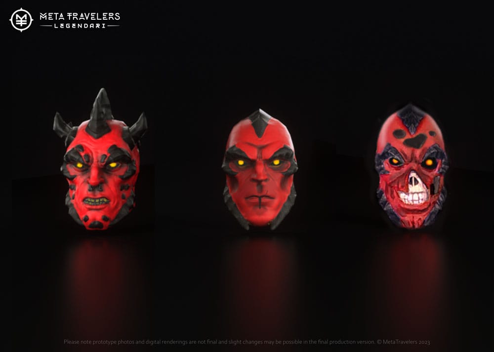 Legendari Nibiru Villains Head Pack Accessory Pack