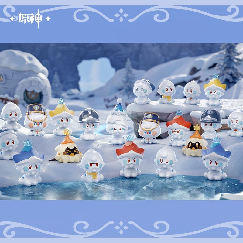 Genshin Impact PVC Mini Figures "Jack Frosts of Snezhnaya" Series 4-6 cm Blind Box Display (20)