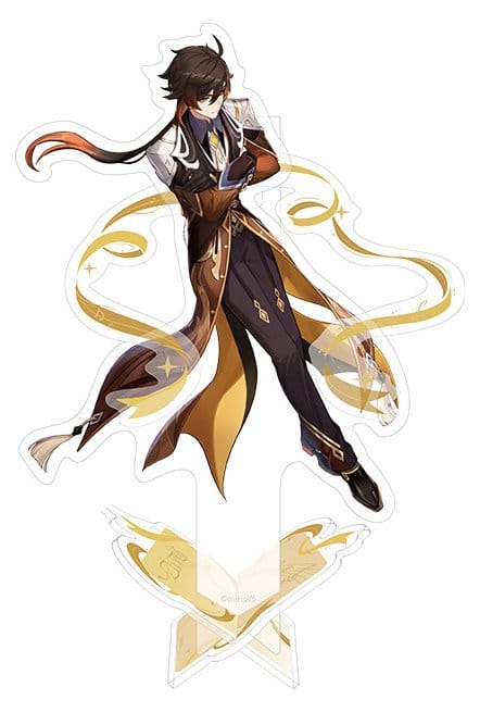 Genshin Impact Anniversary Celebration Series Acrylic Standee Zhongli 6th Anniversary 11 cm