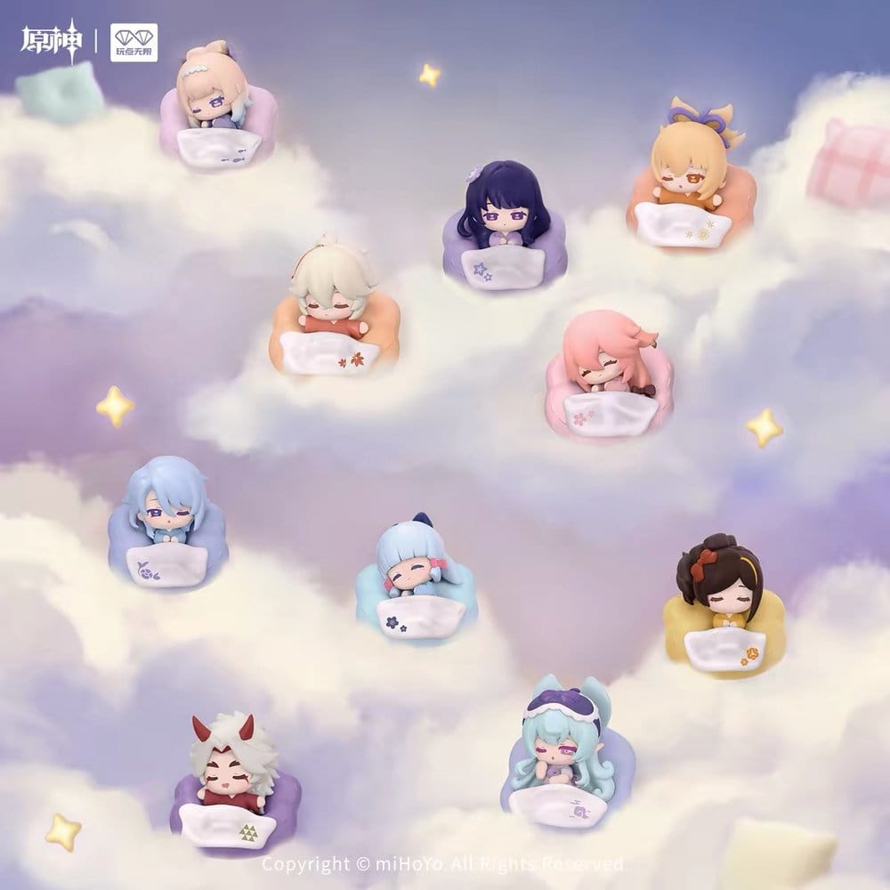 Genshin Impact 3D Magnet Cloud Pillow Dreamland Series 5 cm Blind Box Display (9)