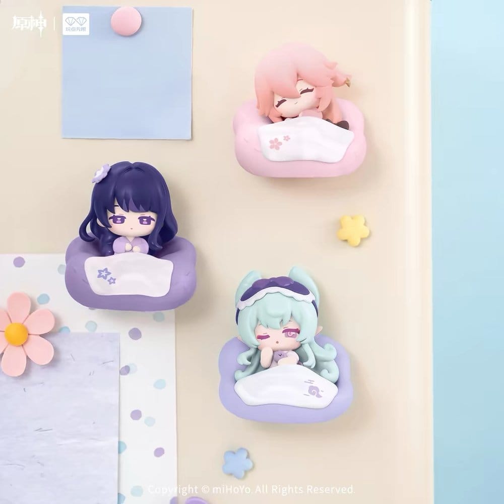Genshin Impact 3D Magnet Cloud Pillow Dreamland Series 5 cm Blind Box Display (9)