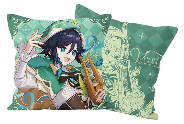 Genshin Impact Anniversary Celebration Series Pillow Case Venti 6th Anniversary 45 x 45 cm