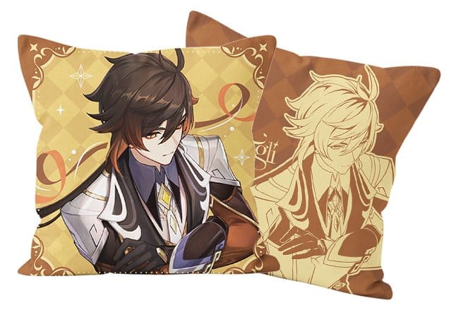 Genshin Impact Anniversary Celebration Series Pillow Case Zhongli 6th Anniversary 45 x 45 cm