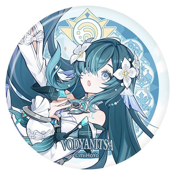 Genshin Impact Snezhnaya Themed Series Pin Badge Vodyanitsa 8 cm