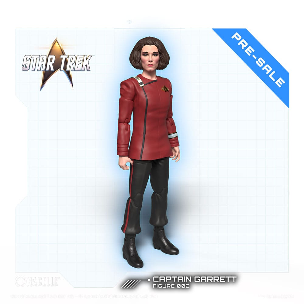 Star Trek: The Next Generation Action Figure 1/12 Captain Garrett 16 cm
