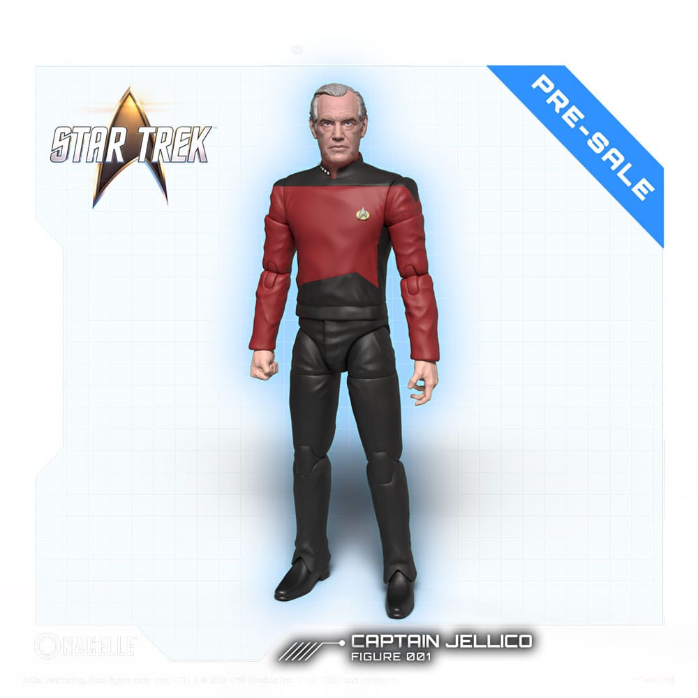 Star Trek: The Next Generation Action Figure 1/12 Captain Jellico 16 cm