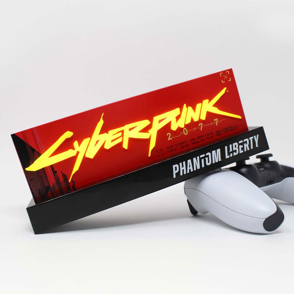 Cyberpunk Edgerunner Phantom Edition LED-Light Logo 22 cm