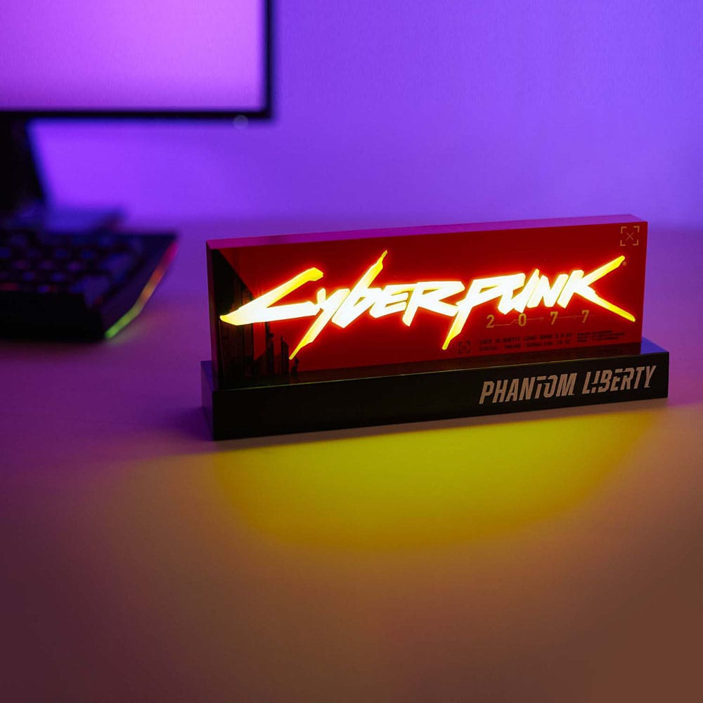 Cyberpunk Edgerunner Phantom Edition LED-Light Logo 22 cm