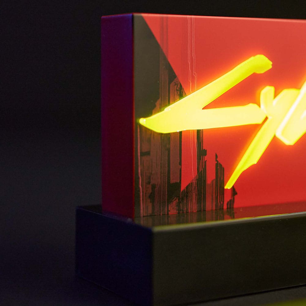 Cyberpunk Edgerunner Phantom Edition LED-Light Logo 22 cm