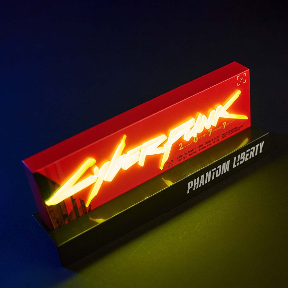 Cyberpunk Edgerunner Phantom Edition LED-Light Logo 22 cm
