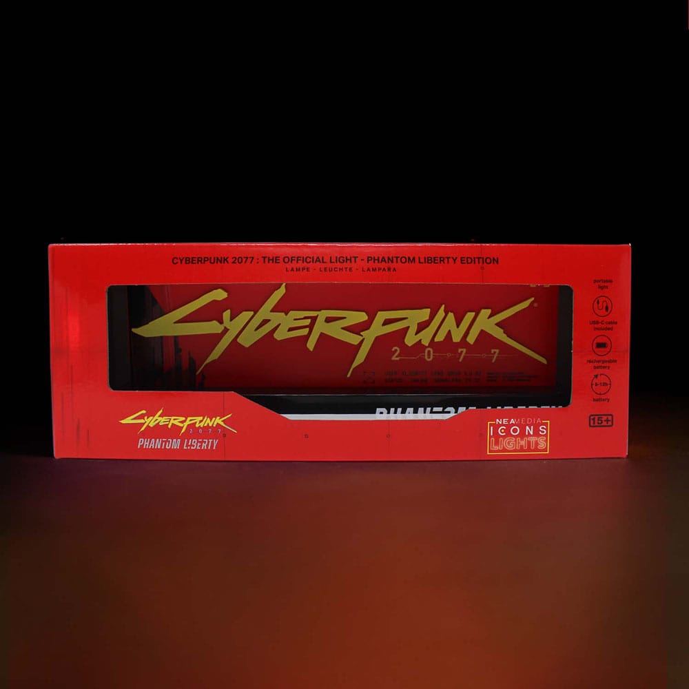 Cyberpunk Edgerunner Phantom Edition LED-Light Logo 22 cm