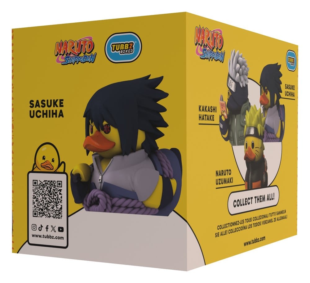 Naruto Shippuden Tubbz PVC Figure Sasuke Uchiha Boxed Edition 10 cm