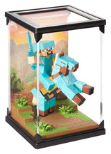 Minecraft Figure Diorama Diamond Armor Steve and Horse 18 cm