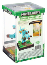 Minecraft Figure Diorama Diamond Armor Steve and Horse 18 cm