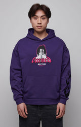 Naruto Shippuden Graphic Purple Hooded Sweater