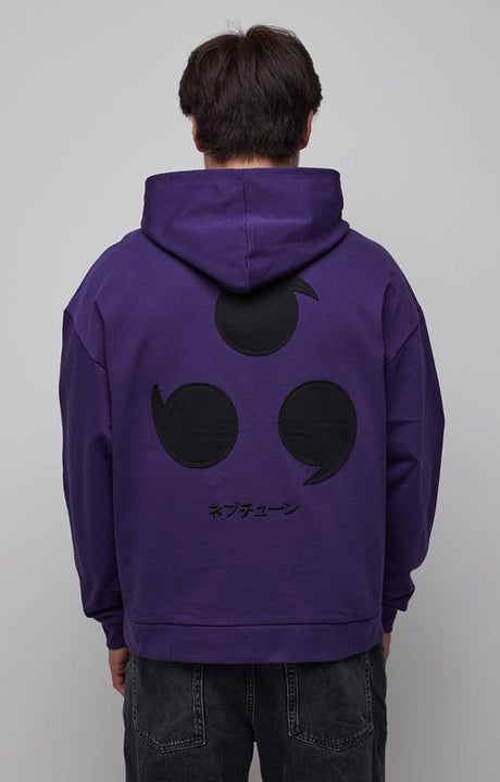 Naruto Shippuden Graphic Purple Hooded Sweater