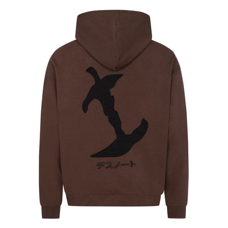 Death Note Graphic Brown Hooded Sweater