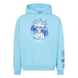 Hunter x Hunter Blue Graphic Hooded Sweater