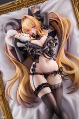 Original Character PVC Figure 1/7 Stella Black Cat Ver. Deluxe Edition 27 cm