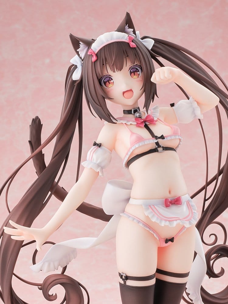 Nekopara PVC Figure 1/5.5 Chocola Micro Bikini Maid -STD Edition- 30 cm
