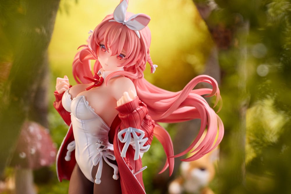 Original Character White Rabbit Illustrataed by Rosuuri Deluxe Version 24cm 1/7 Scale Statue