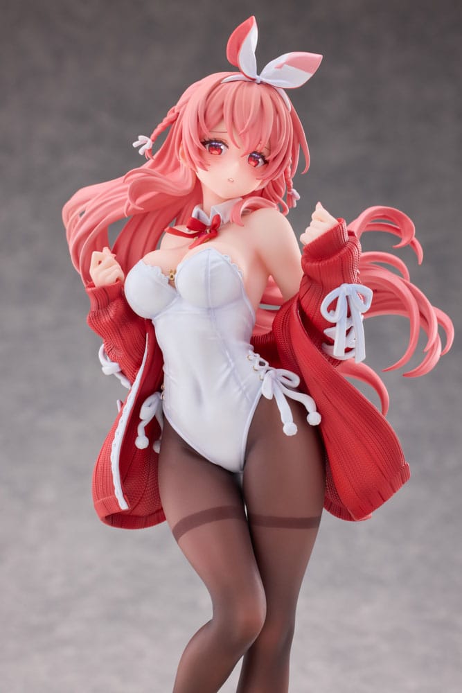 Original Character White Rabbit Illustrataed by Rosuuri Deluxe Version 24cm 1/7 Scale Statue